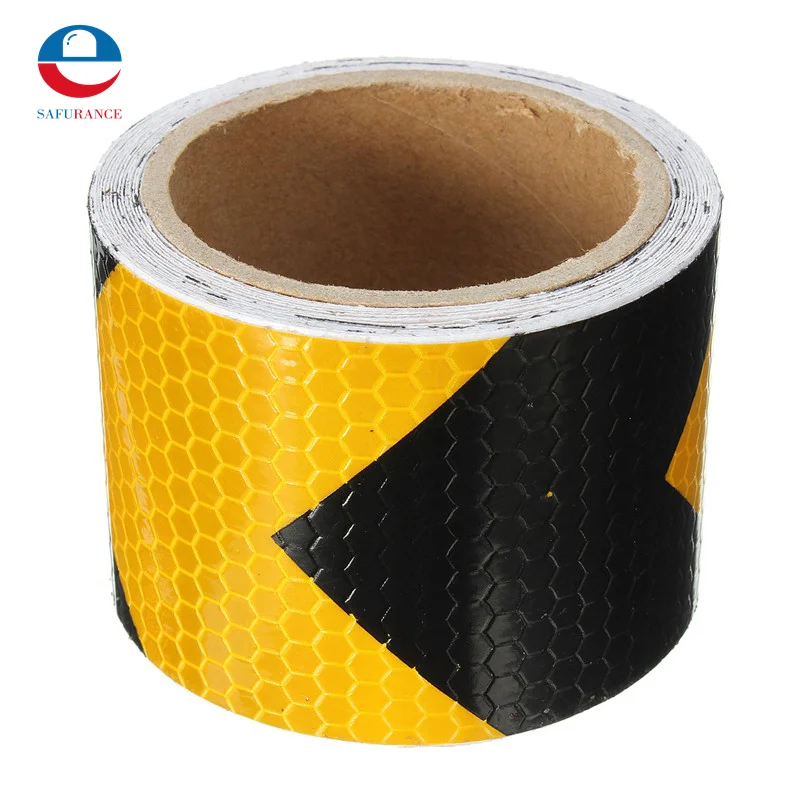 

2"X10' 3 Meters Red White Arrows Reflective Warning Conspicuity Tape Film Sticker New Arrival High Quality