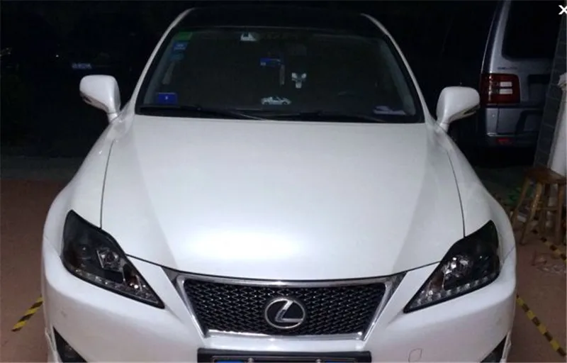 VLAND автомобиль лампа для Lexus IS250 светодиодный головной светильник 2006 2008 2010 2012 IS300 IS250 светодиодный головной светильник с DRL H7 ксеноновые линзы