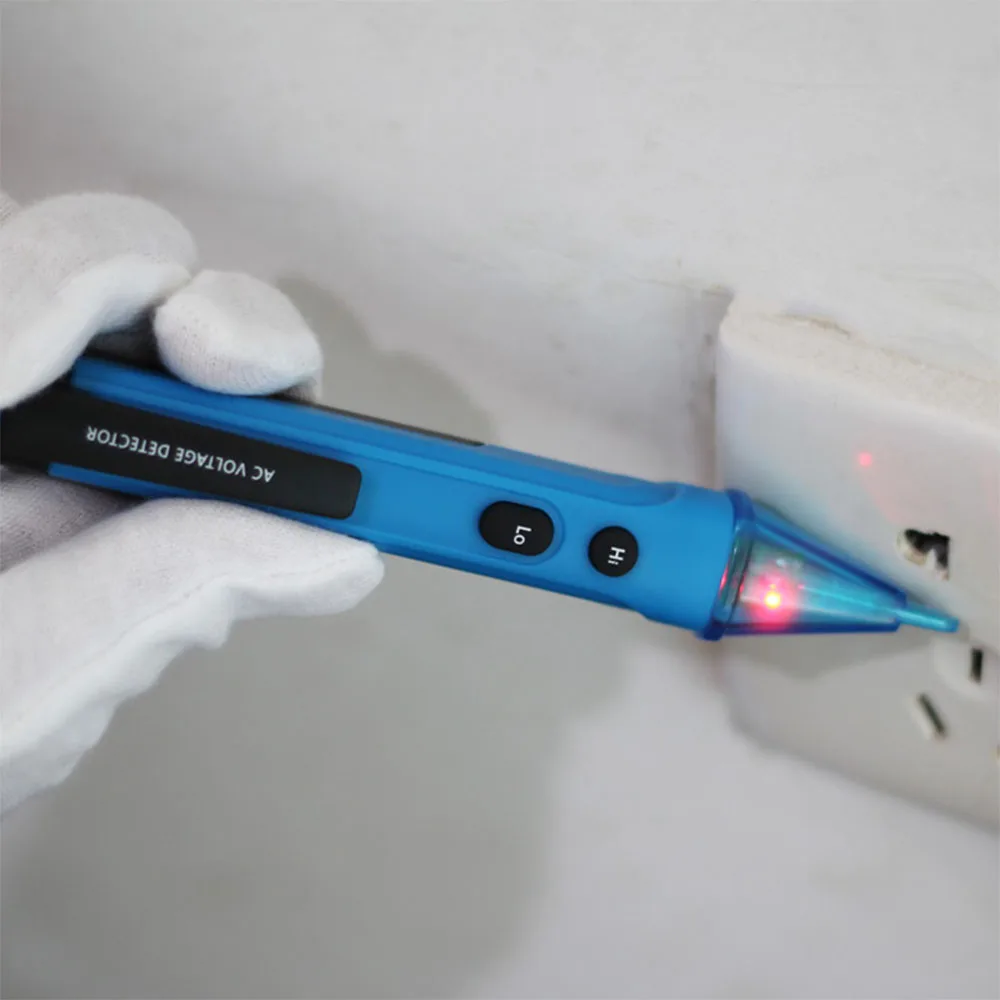 

BSIDE AVD03 Non-contact Voltage Detector Sensor Detector Adjustable for Safety Test Pen LED Light Voltage Indicator 12-1000V