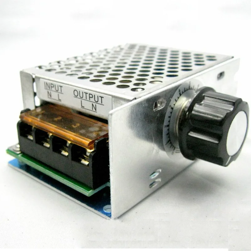 

AC motor 4000W high power thyristor electronic regulator module dimming speed control 220V