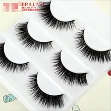 3 набор ресниц Накладные ресницы натуральный макияж 3d норковые ресницы, наращивание ресниц макияж настоящая полоска норковых ресниц 3D-A11