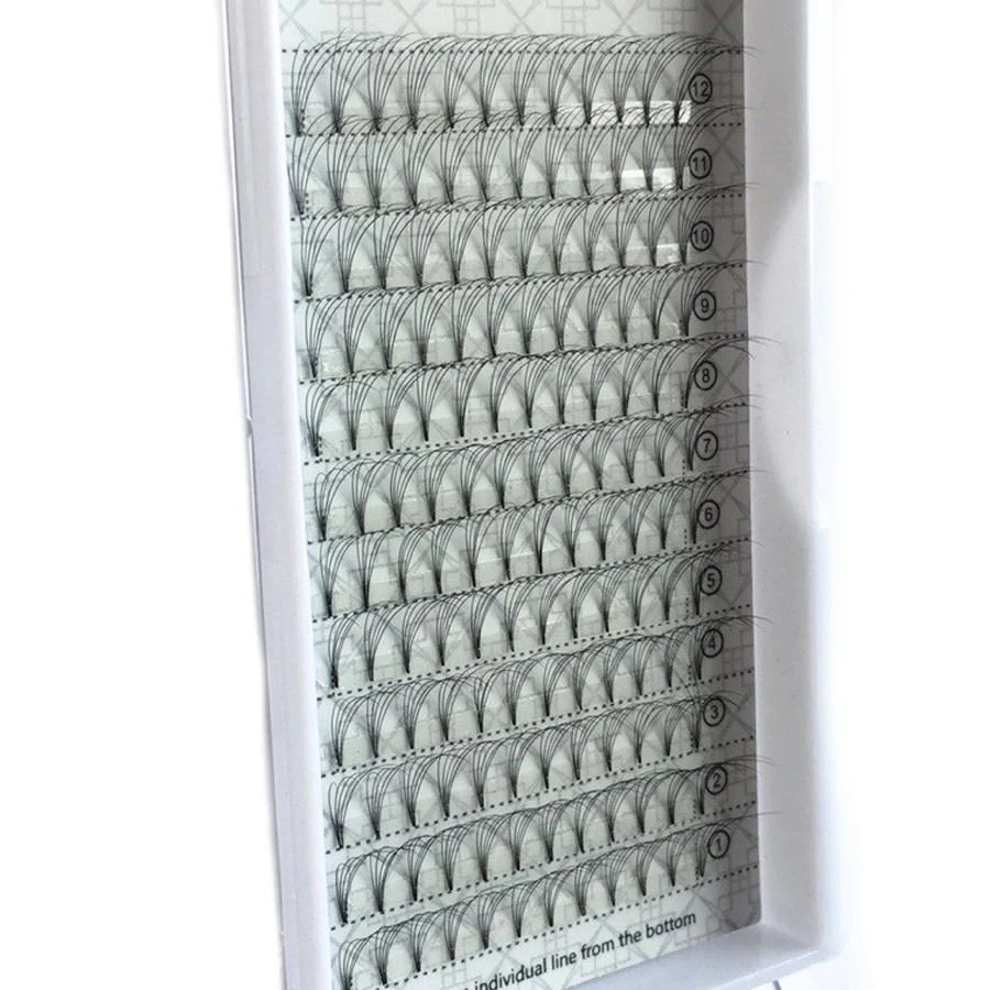 

Pre made Volume Lash Fans 3D/5D Volume Fans Extension False Eyelashes Handmade Eyelashes Russian Volume Eyelash Extension Makeup