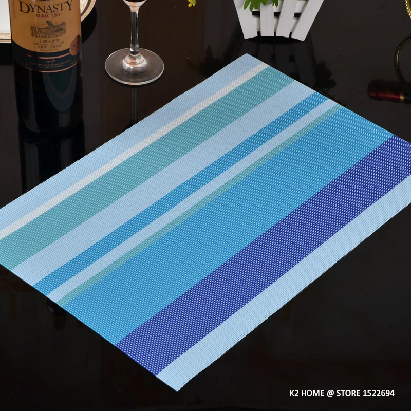 4 шт. коврики для кухонного стола из ПВХ|place mat|pvc mattable pad |