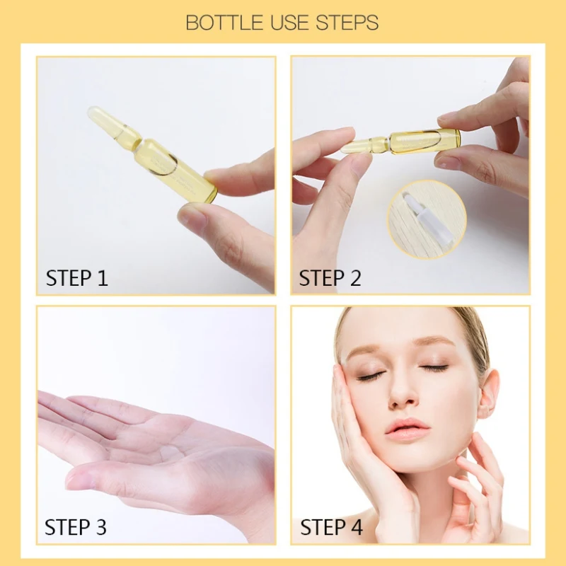 IMAGES Hyaluronic Acid Ampoule Face Serum Shrink Pores Anti-Ance Nicotinamide Whitening Moisturizing Anti-Aging Wrinkle Skin