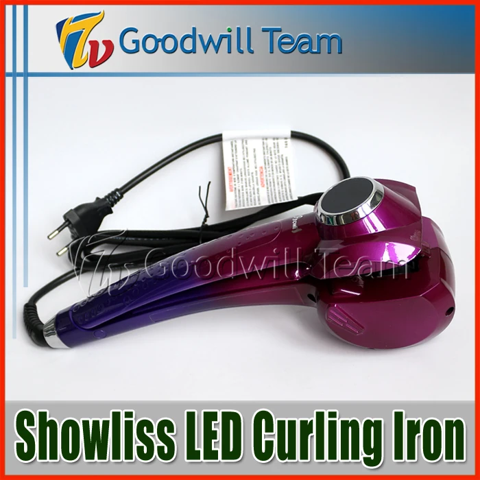 Showliss Pro LCD Hair Curler With 2 Free Hair Clips Styler Curling Iron Pro LCD Hair Curler