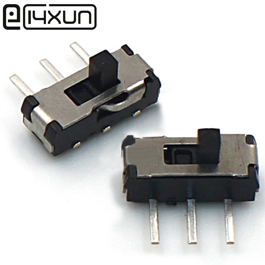 

EClyxun 4pcs MSS22D18 MINI Miniature SMD Slide Switch 1P2T 3Pin for DIY MSK-12D19 Toggle Switchs Electronic Accessories