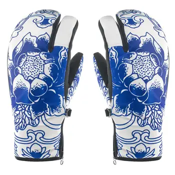 

2019 Winter Gloves Men Full Finger Anti Slip Outdoor Sports Mountaineering Skiing Waterproof Warm Gloves