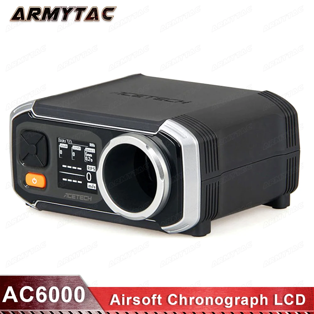 

ArmyTac AC6000 BB High-Power Airsoft Shooting Chronograph FPS Speed Tester Lcd Power Meter Display AT35-0007 BKKZ