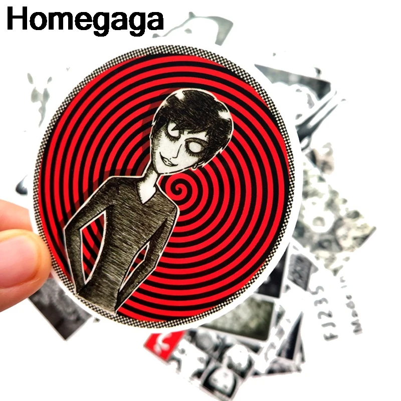 Homegaga 56 шт. Junji Itou Tomie ПВХ наклейки для скрапбукинга автомобильный багаж скейтборд телефон ноутбук настенные наклейки для гитары D2179