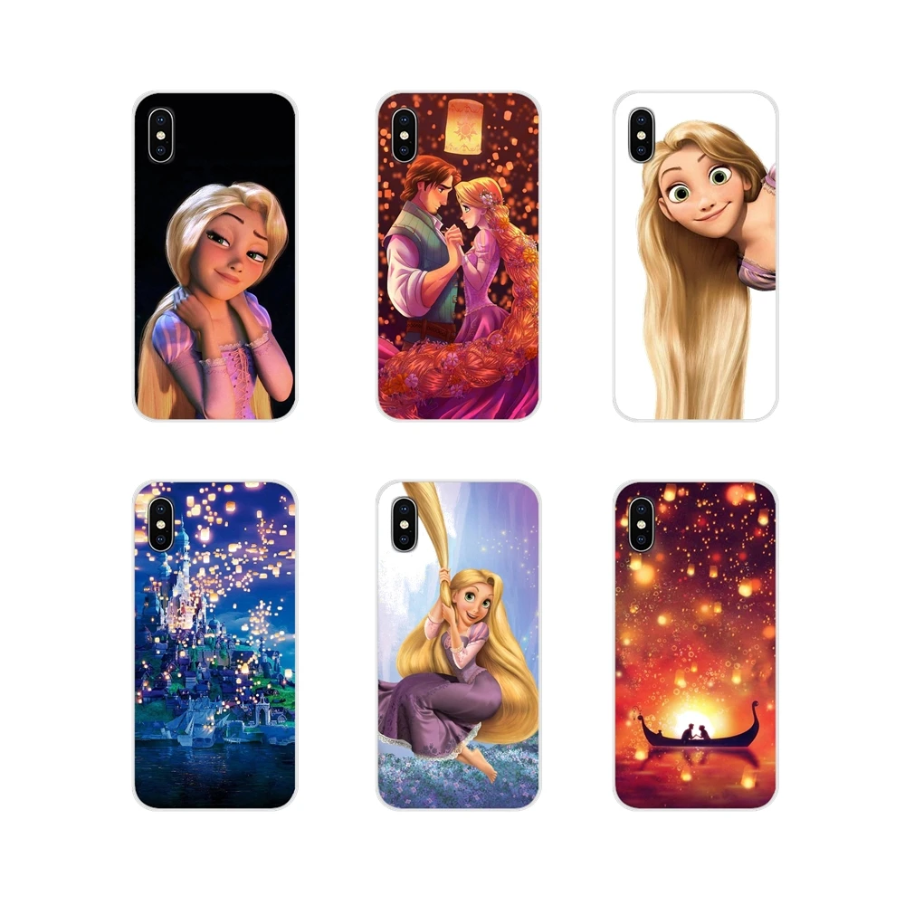 

For Motorola Moto X4 E4 E5 G5 G5S G6 Z Z2 Z3 G3 G2 C Play Plus Tangled Flynn Rapunzel Ruff Ryders Long Hair Silicone Phone Cover