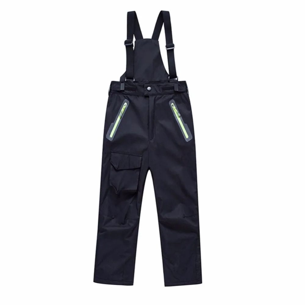 LumiParty children clothing little boys girls ski pants kids winter bib