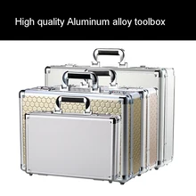 Алюминиевый сплав портативный пароль чехол для инструмента Сейф ящик для инструментов ящик для документов