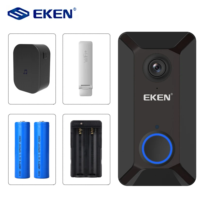 EKEN V6 Smart Wireless wifi video Doorbell camera 720P