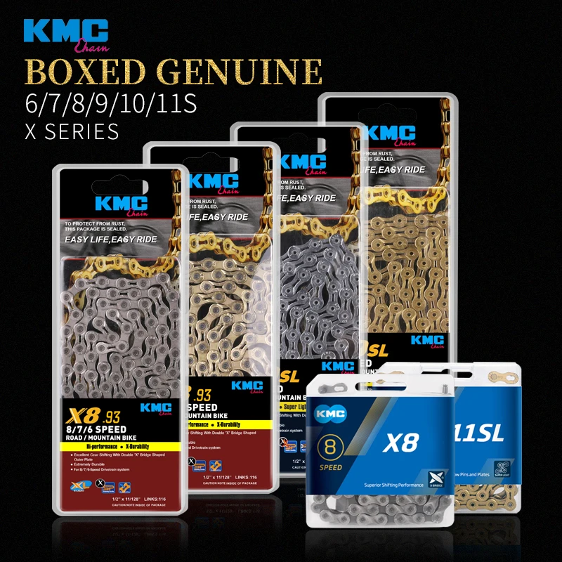 Best KMC Chain 6 7 8 9 10 11 speed X8 X9 X10 X11 with titanium gold silver for mtb road bicycle giant bike accessories cycling parts 0 Best KMC Chain 6 7 8 9 10 11 speed X8 X9 X10 X11 with titanium gold silver for mtb road bicycle giant bike accessories cycling parts 0