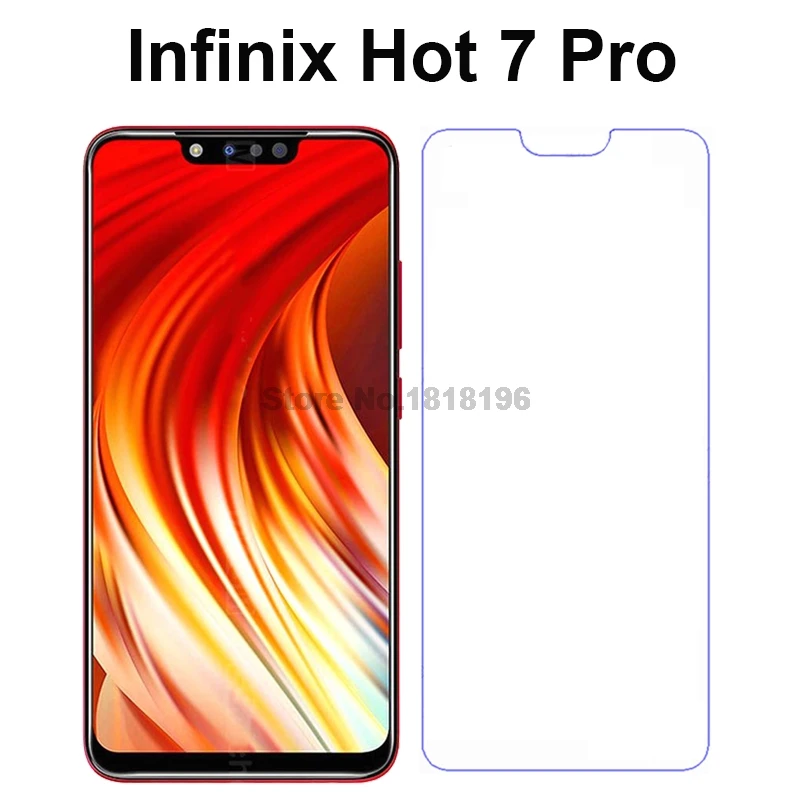 Закаленное стекло для Infinix Hot 7 Pro 6 2 дюйма защита экрана Взрывозащищенная