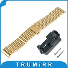 Quick Release Смотреть Band для Asus Zenwatch 1 2 22 мм LG G Смотреть W100 W110 Вежливый W150 Галечный Время Нержавеющая Сталь Ремешок браслет
