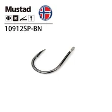 5 пакетов/серия Mustad рыболовные крючки 10912SP-BN колючей крючок из высокоуглеродистой Сталь строка Крючки Anzuelos Pesca рыбы аксессуары мягкая приманка