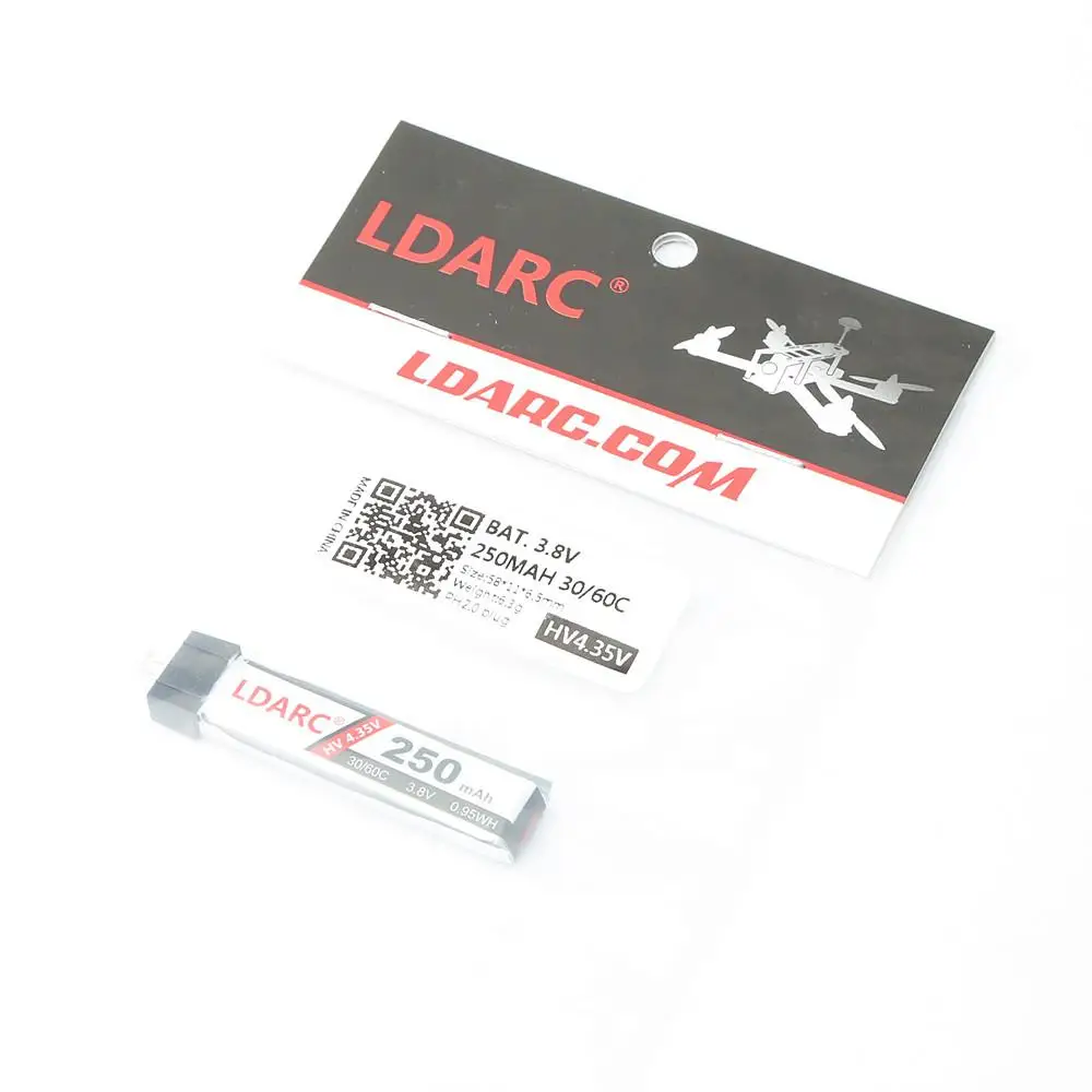 LeadingStar 5 шт. LDARC 3 7 в 250 мАч 1S 30C/60C литий полимерная батарея для Blade Nano QX CPX и Tiny