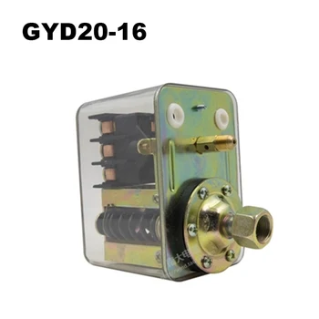 

380V 16A 20A GYD20 Series Heavy Duty Air Compressor Pressure Switch Control Valve GYD20-16A/16B/16C 0.3Mpa