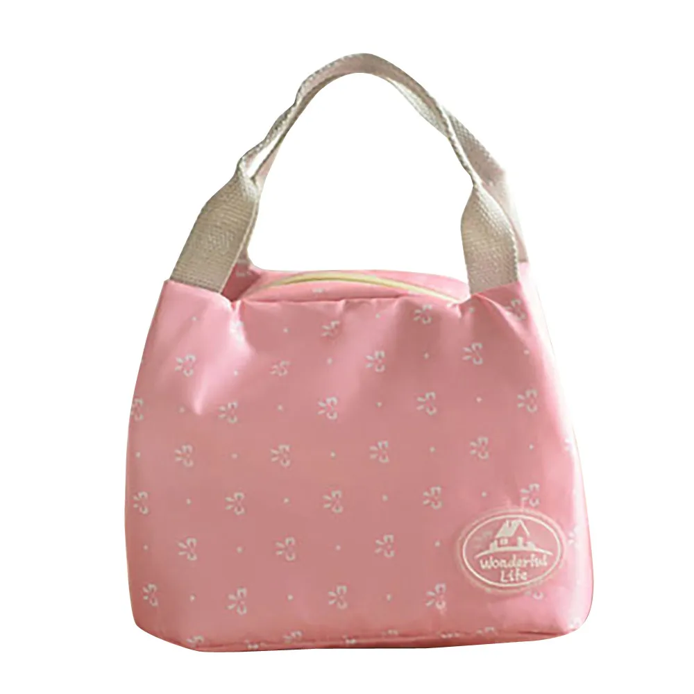 New Portable Lunch Bag Thermal Insulated Picnic Bag (13)
