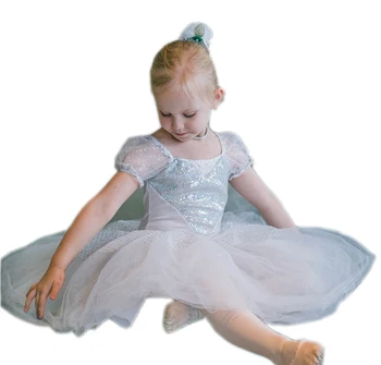

Long Section Professional Dancewear Women Ballet Tutu Costumes Dress For Children Balett Girl Dancing Kids Justaucorps Abendkle