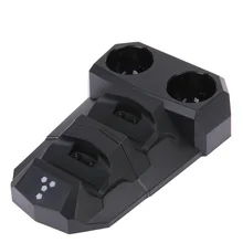 New LED Dual Gamepad Charger Joystick Gaming Controller Charging Stand Station Dock for PS4 Game controller