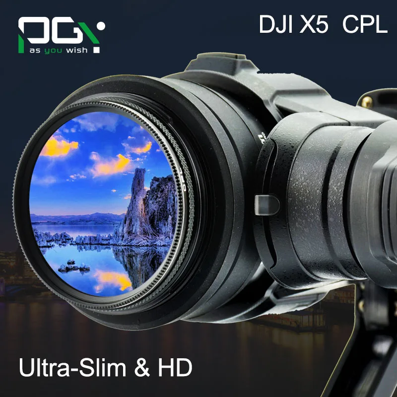 PGY cpl Circular Polarizer Filter for DJI X5 CPL OSMO inspire 1 gimbal