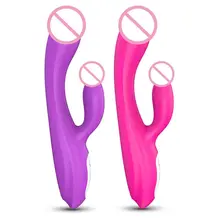 Women 9 Frequency Vibrator G-Spot Rabbit Dildo Vibe Stimulatorl Massager Adult Sex Toy