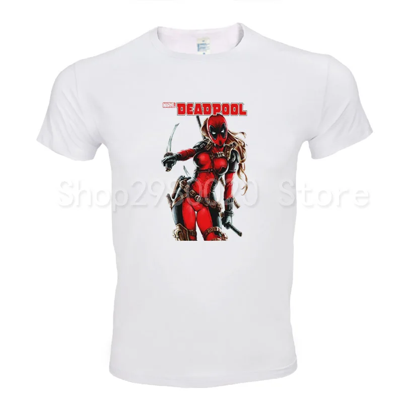 Мужская футболка с принтом Deadpool модная в стиле панк хипстерская новинка