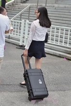 trolley case toolbox impact resistant protective case waterproof camera case Photography box Instrument box with combined lining