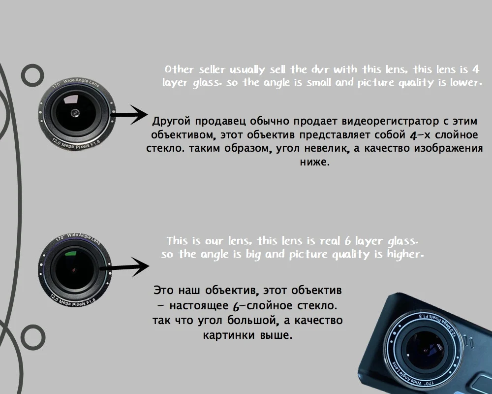Видеорегистратор Full HD 1080P " ips с сенсорным экраном и двумя объективами, видеорегистратор для автомобиля, видеорегистратор заднего вида, видеорегистратор, ночная версия