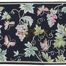 Китайский ручной вязки для рукоделия Dchinese ручной вязки для рукоделия дизайнерский шерстяной вывеска шерстяной коврик вышитый в ковровой технике