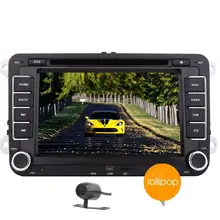 Free Camera Android 5.1.1 Head Unit for Jetta Golf EOS Passat Polo 2Din In Dash Car DVD Player Stereo GPS Navigation Auto Radio
