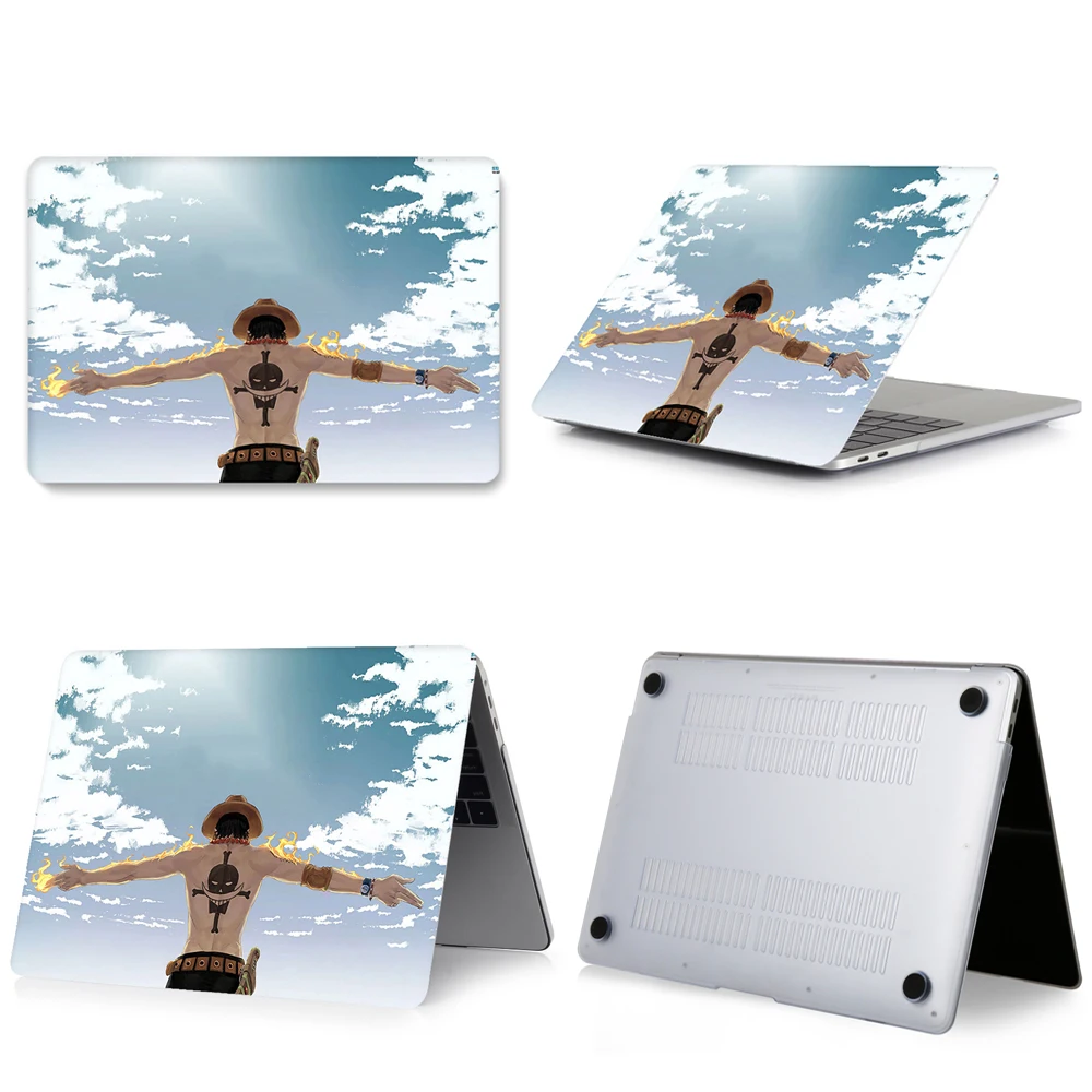 One Piece+ Keyboard cover For macbook Touch ID Air 13 A1932 Pro Retina 11 13 15 touch bar Laptop case for macbook Pro 13 A2159