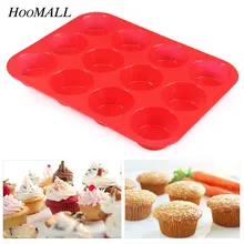 Hoomall 12 решеток, формы для выпечки, силиконовая форма для тортов, фондана, инструменты для украшения кексов, тортов, кухонные аксессуары, формы для печенья