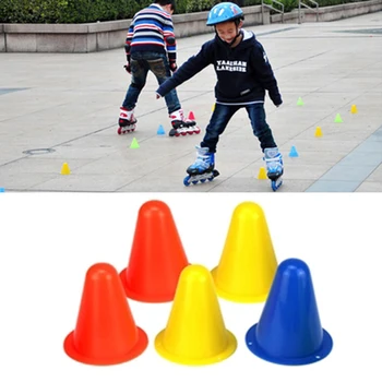 

2019 Newest 10Pcs/Set Skate Marker Cones Roller Football Soccer Training Equipment Marking Cup Soccer Training Equipment