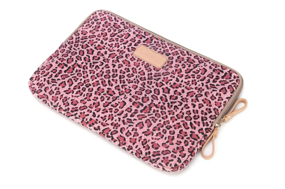 Lisen Leopard's Spot Canvas Fabric Laptop Sleeve Notebook Zipper Inner Pouch Carry Bag for Dell Hp Lenovo Sony Toshiba Acer Asus Lisen Leopard's Spot Canvas Fabric Laptop Sleeve Notebook Zipper Inner Pouch Carry Bag for Dell Hp Lenovo Sony Toshiba Acer Asus