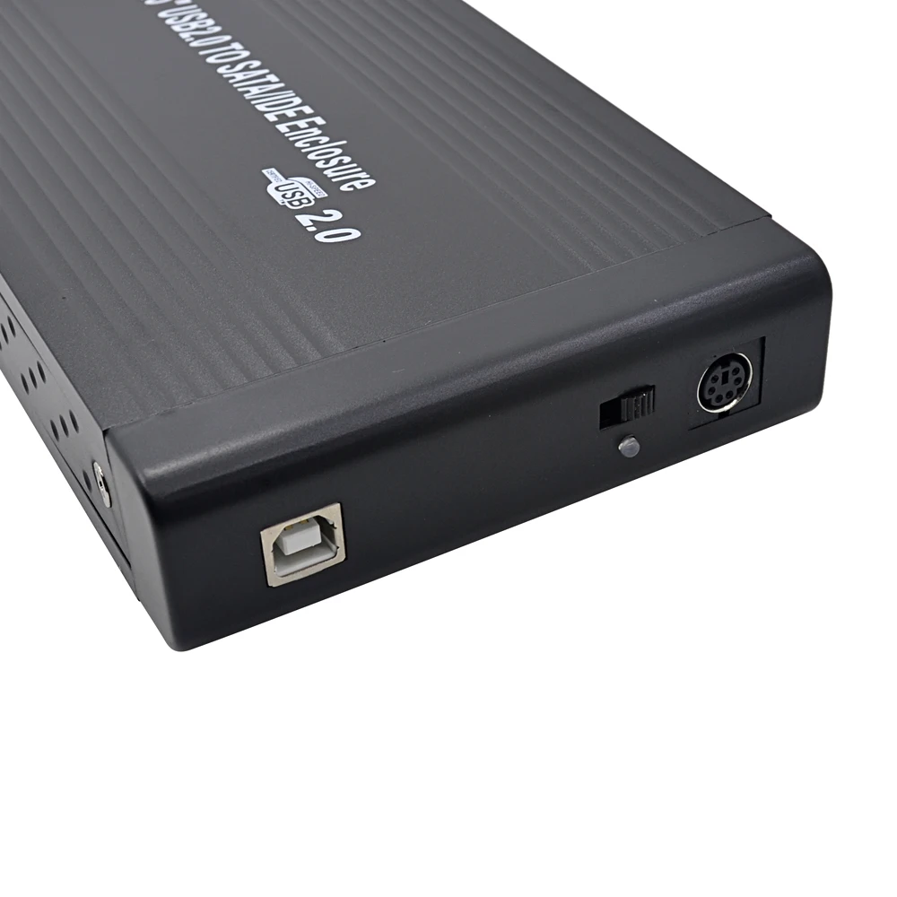 TISHRIC нам 3,5 дюймов Sata IDE/Sata USB 2,0 HDD корпус для внешнего жесткого HD SSD DVD накопитель на жестком диске 2 ТБ адаптер Мощность Алюминий чехол