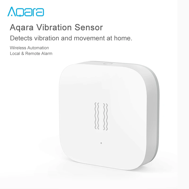 

Aqara Vibration Sensor Sleep Sensor Valuables Alarm Monitoring Vibration Shock Built In Gyro For Xiaomi Mijia Mi Home App