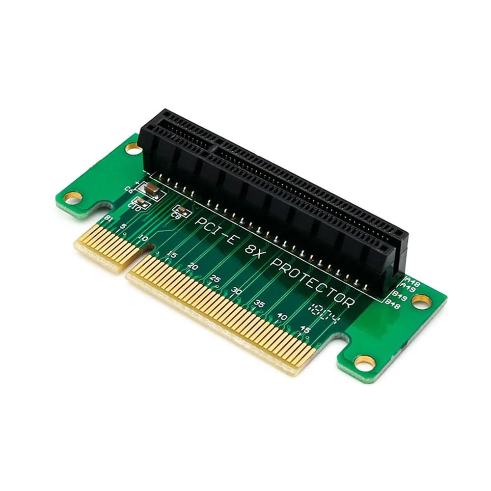 H1111Z PCI-E PCI Express 8X 90 Degree Adapter Riser Card For 1U Computer Case Chassis PC Converter Expansion Card Components NEW