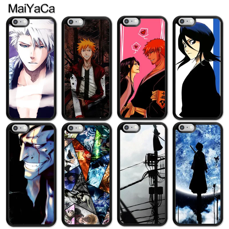 MaiYaCa BLEACH ANIME MANGA ICHIGO HOLLOW Soft Rubber Skin Phone Cases For iPhone 6 6S 7 8 Plus