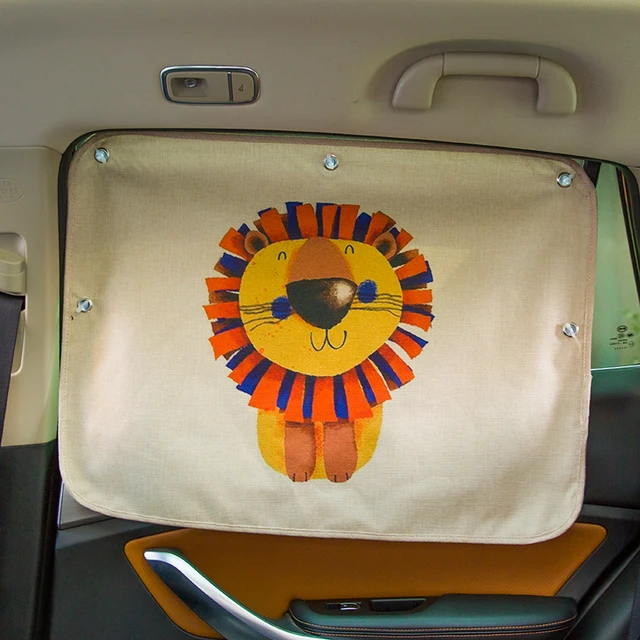 Universal Car Side Window Sunshade Curtain Summer Adjustable Solar Sun Visor for Baby Solar UV Protection Sheets for Kids