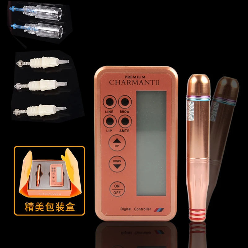 

Professional Electric Digital tattoo machine permanent makeup machine For Eyebrows Lips Body micro machine Cosmetic Kits
