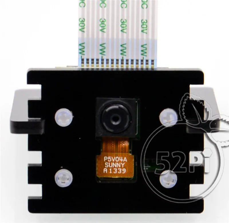 Регулируемый кронштейн для камеры Raspberry Pi монтажа черный акриловый бесплатная