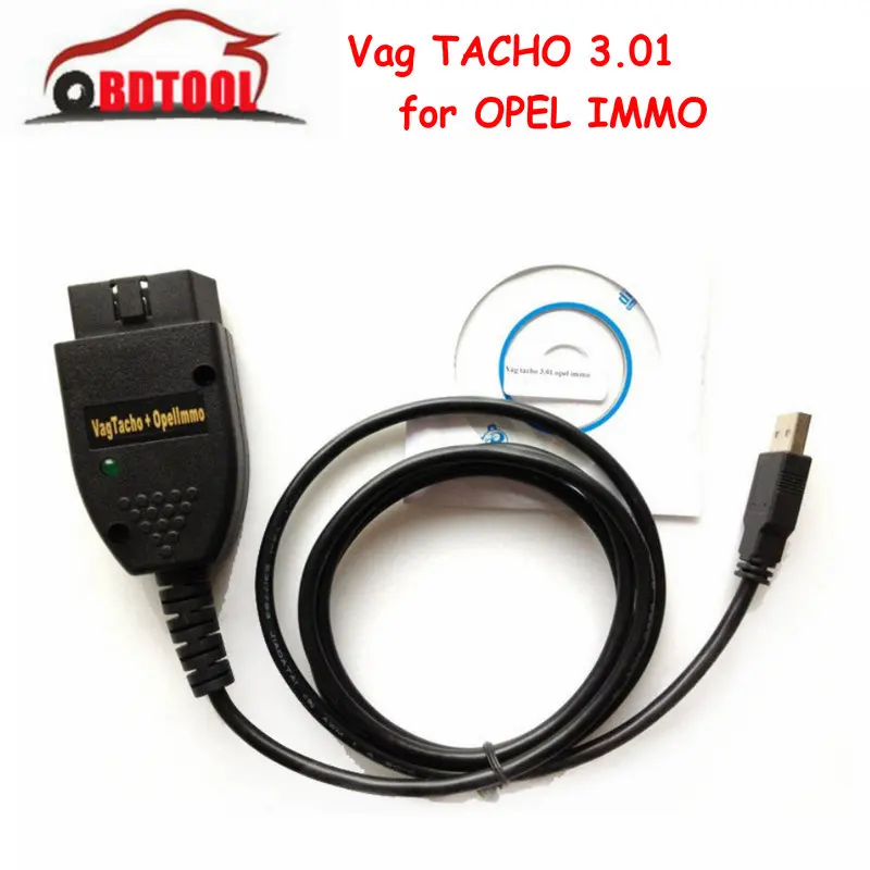 Quality A+++ VAG Tacho 3.01 For OPEL IMMO Change Mileage Read PIN Code