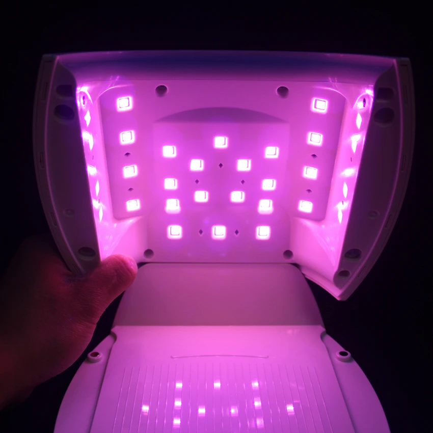 

Red Light 60W Auto LED UV Lamp for Nails Nail Dryer Lamp for Gel Polish with Infrared Induction Ultraviolet Lamp for Manicure