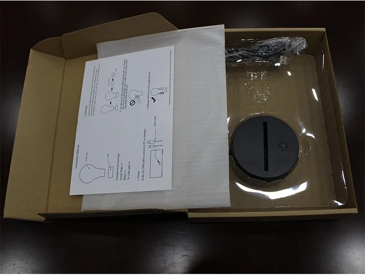 USB Powered Planet Радуга Цвет 3D ночник сенсорный ключ украшение светодиодный свет