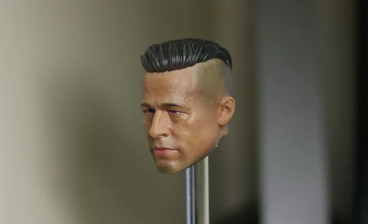 1 6スケールフィギュア人形のヘッド形状12 アクション人形アクセサリーフューリー図ブラッドピット人形男性ヘッド彫刻 Aliexpress