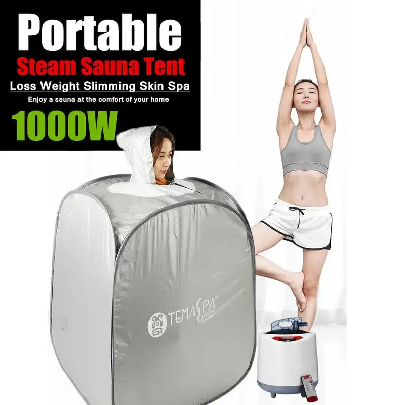 Sauna Steam pot portable indoor foldable sauna room tent loss weight skin spa 2.0L slim lose weight Steam Generator