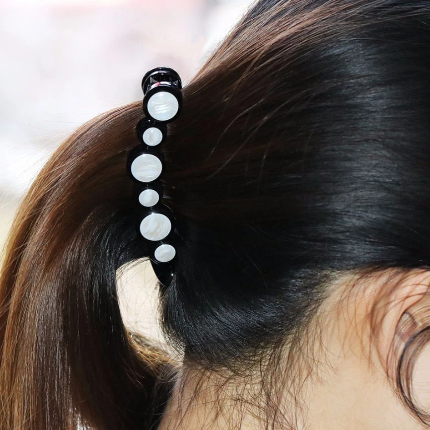 ロングヘアアクセサリー人工シェルヘアバレッタエレガントなバナナクリップポニーテールヘアピンヘアクリップクランプ女性のためのhc369 Hair Clip Clamp Hair Barrettelong Hair Accessories Aliexpress